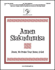 Amen Siakudumisa Handbell sheet music cover Thumbnail